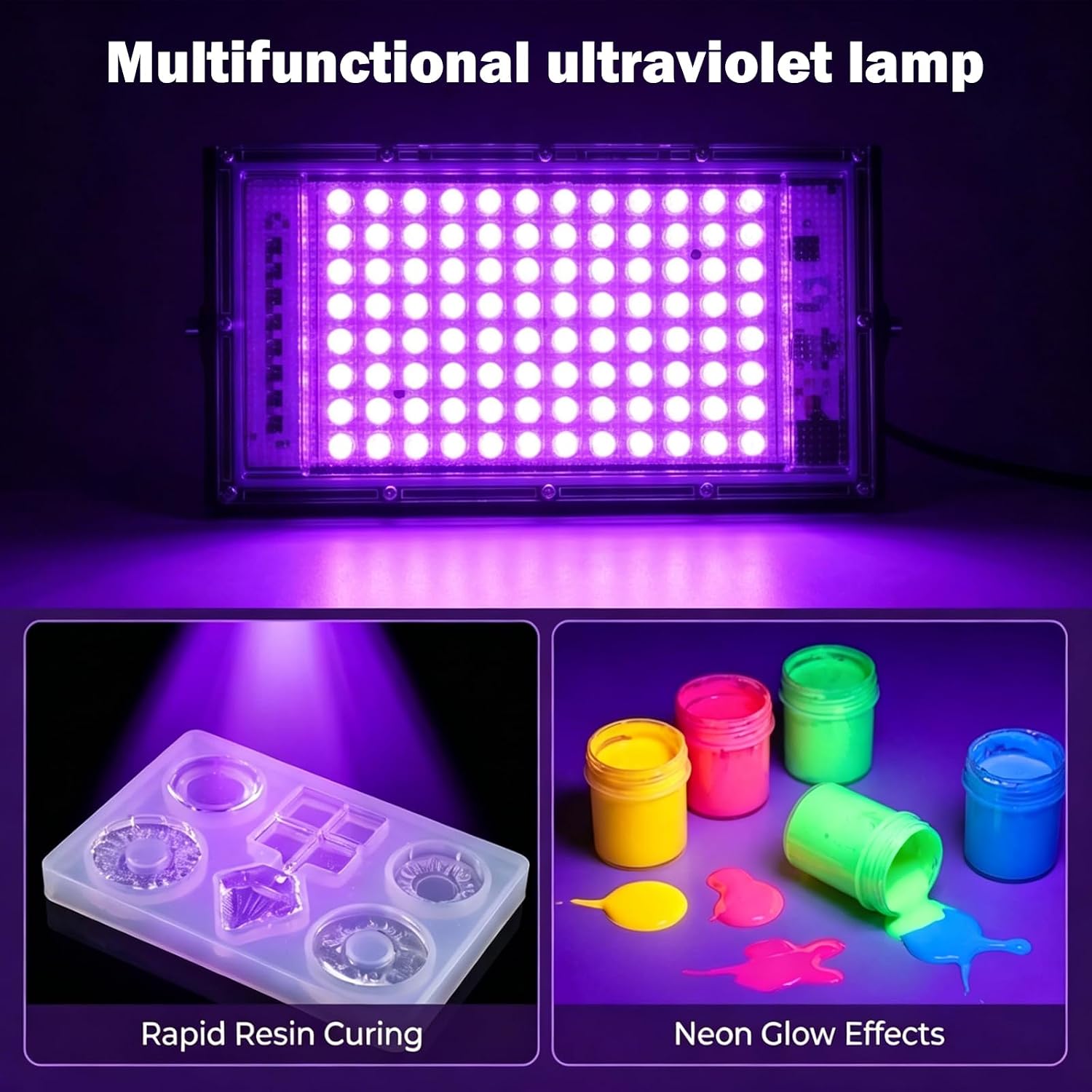 Feghezja 100W UV resin lamp with 96 LEDs and adjustable bracket - 3