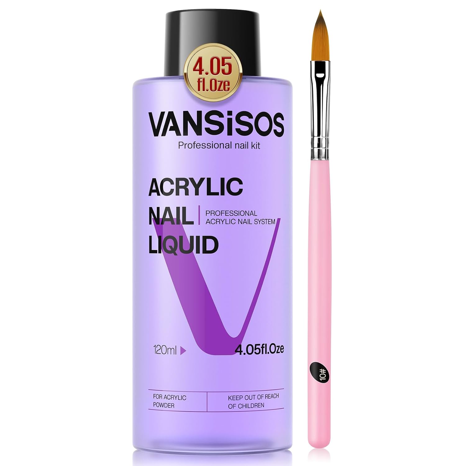 EMA Acrylic Nail Liquid 4oz — Non-Yellowing Monomer