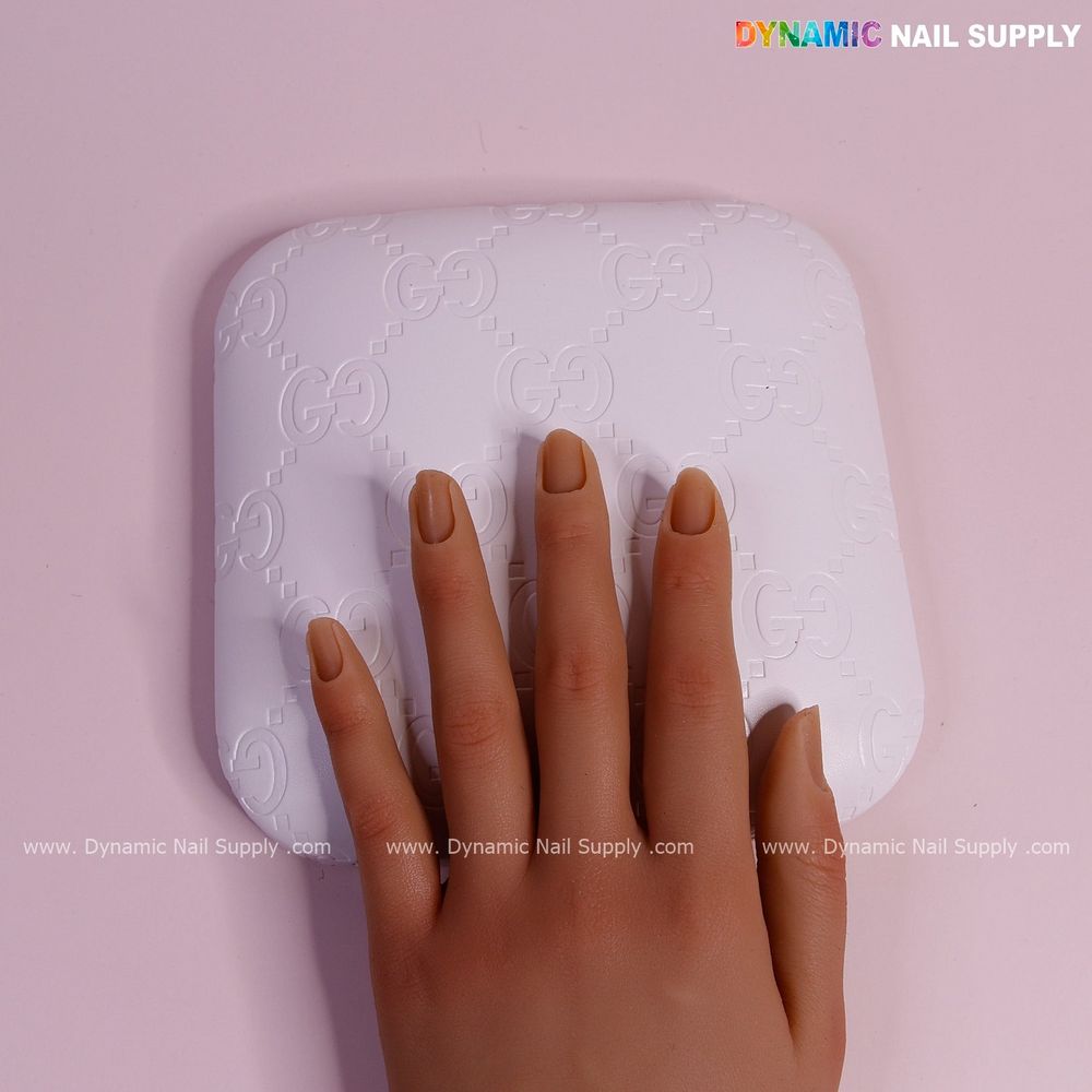 white PU leather elbow armrest pillow - 10