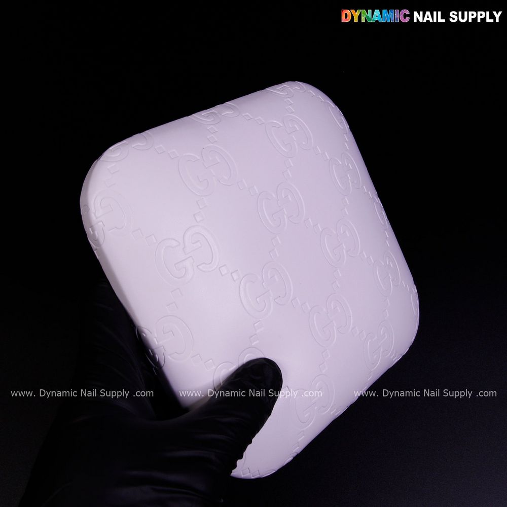 white PU leather elbow armrest pillow - 11