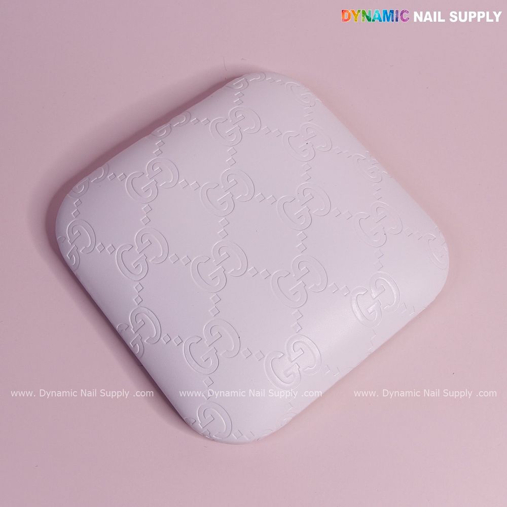 white PU leather elbow armrest pillow - 12