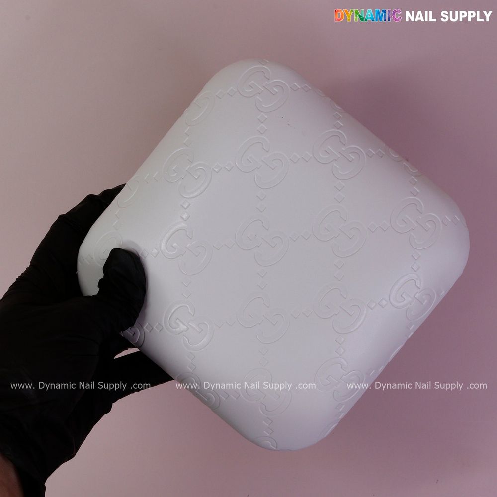 white PU leather elbow armrest pillow - 4