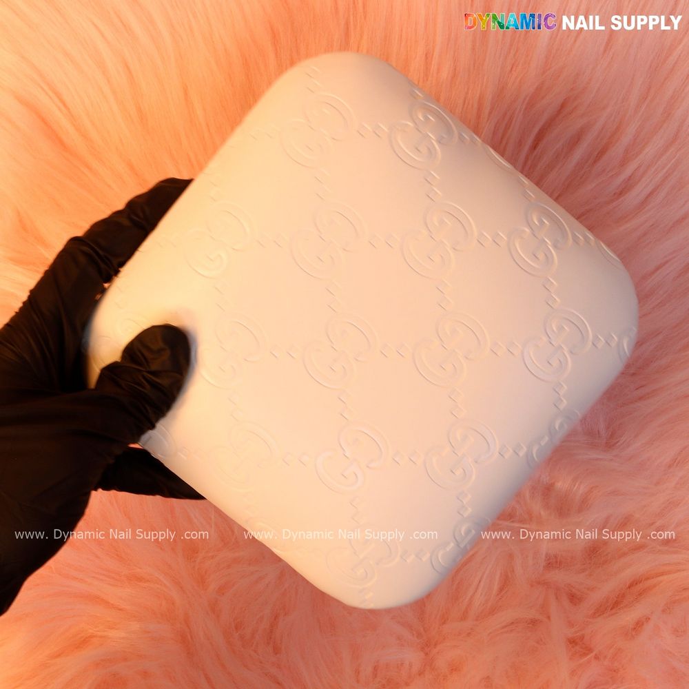 white PU leather elbow armrest pillow - 6