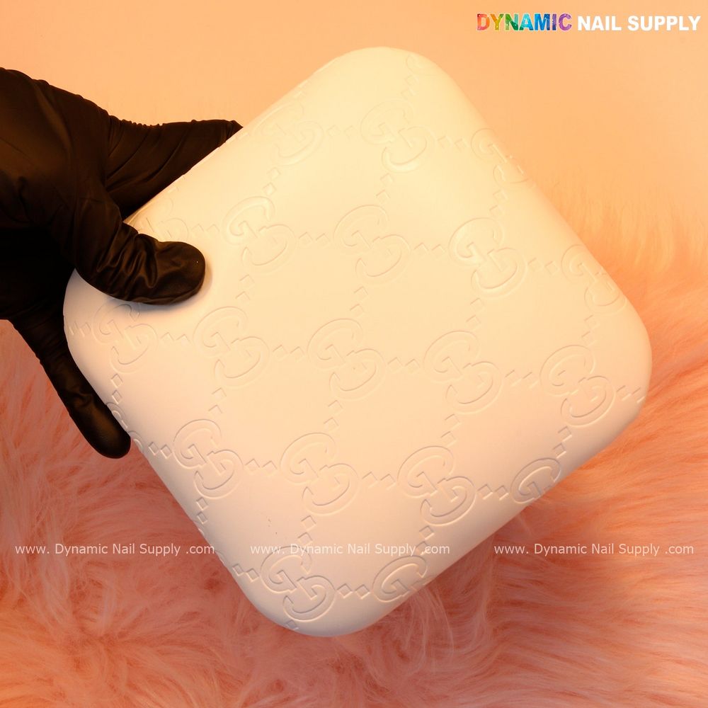 white PU leather elbow armrest pillow - 7