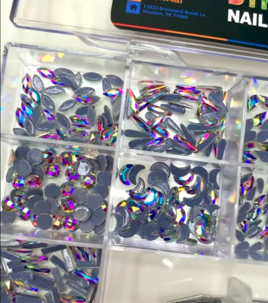 iridescent AB crystal rhinestones kit - 3