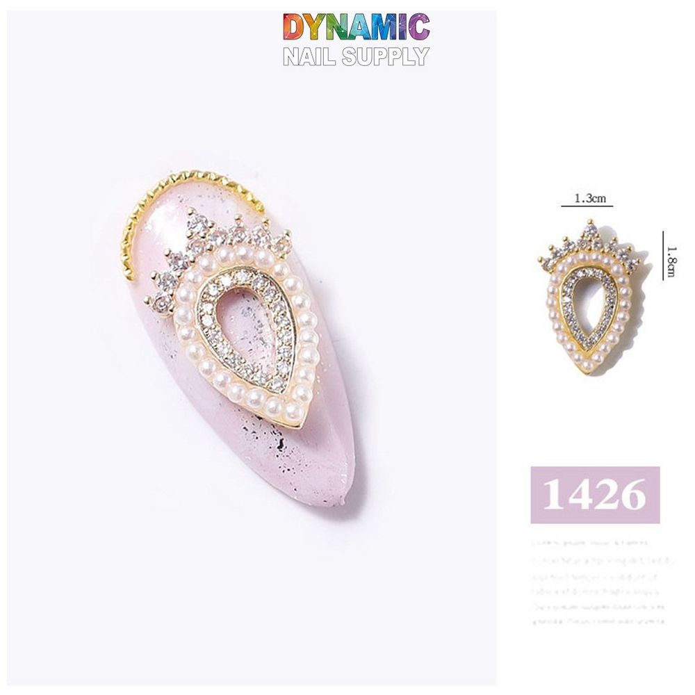 assorted luxury nail jewelry decorations - 4