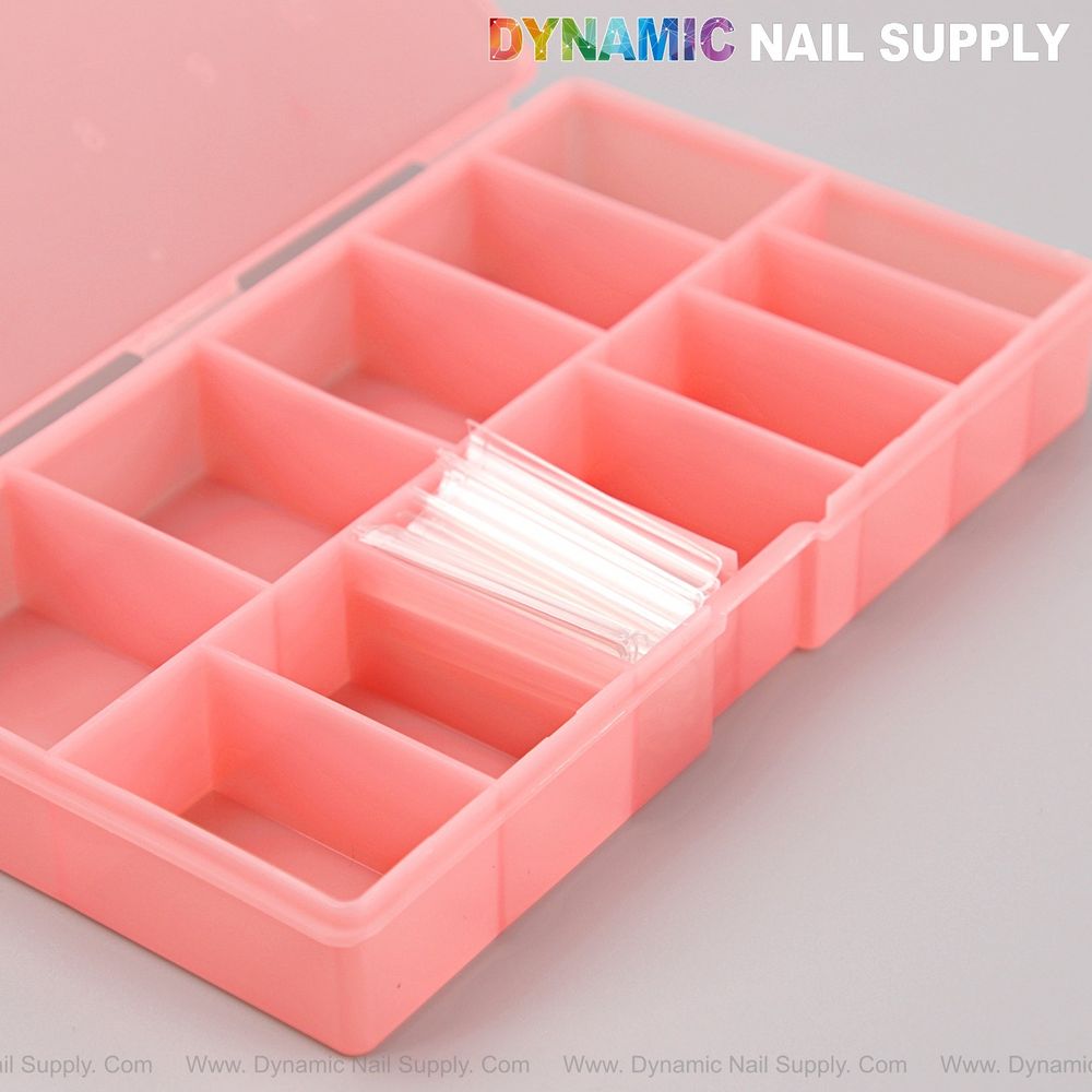 clear red 12-grid organizer - 2